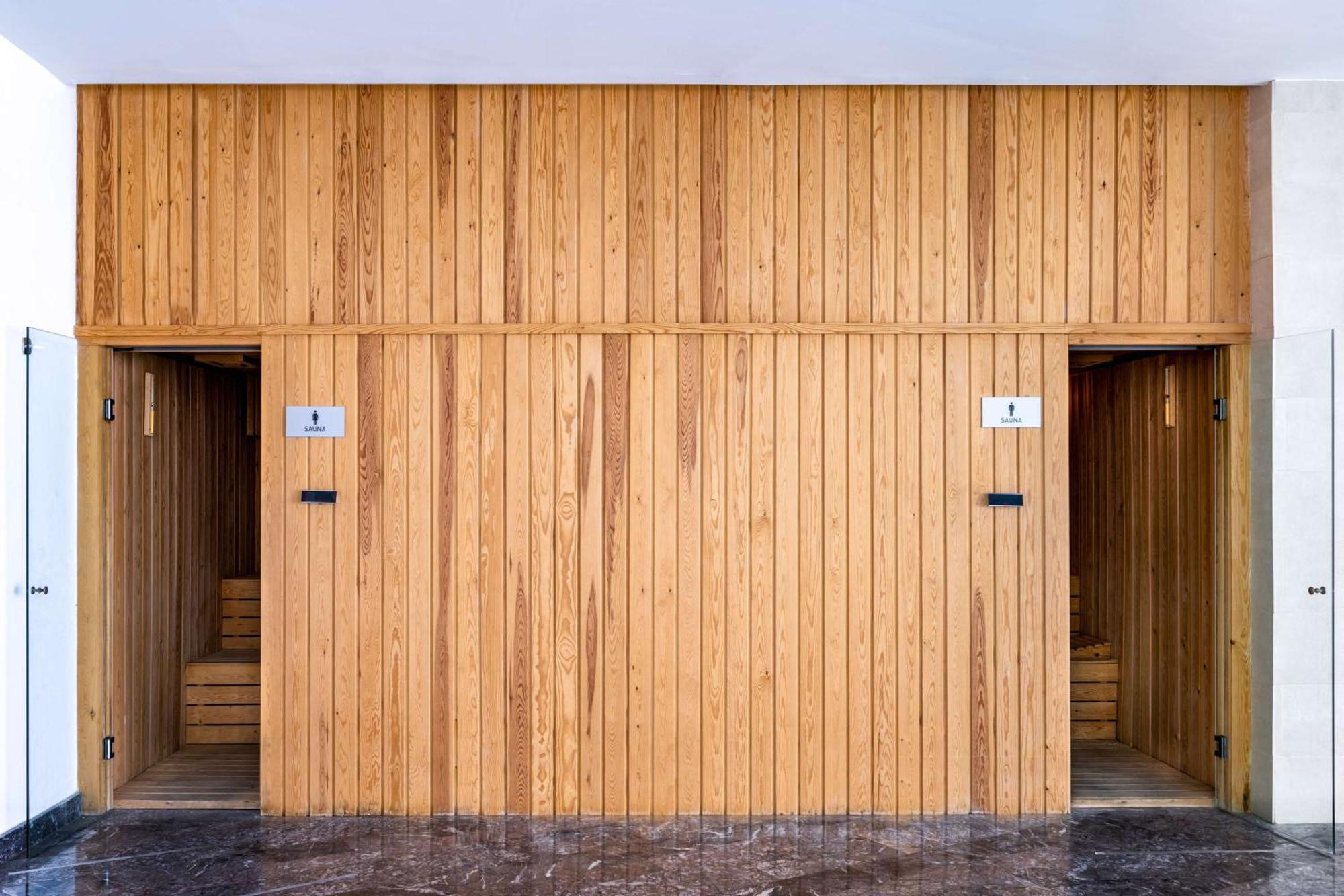 胡塞马丽笙度假村 外观 照片 A modern Finnish sauna